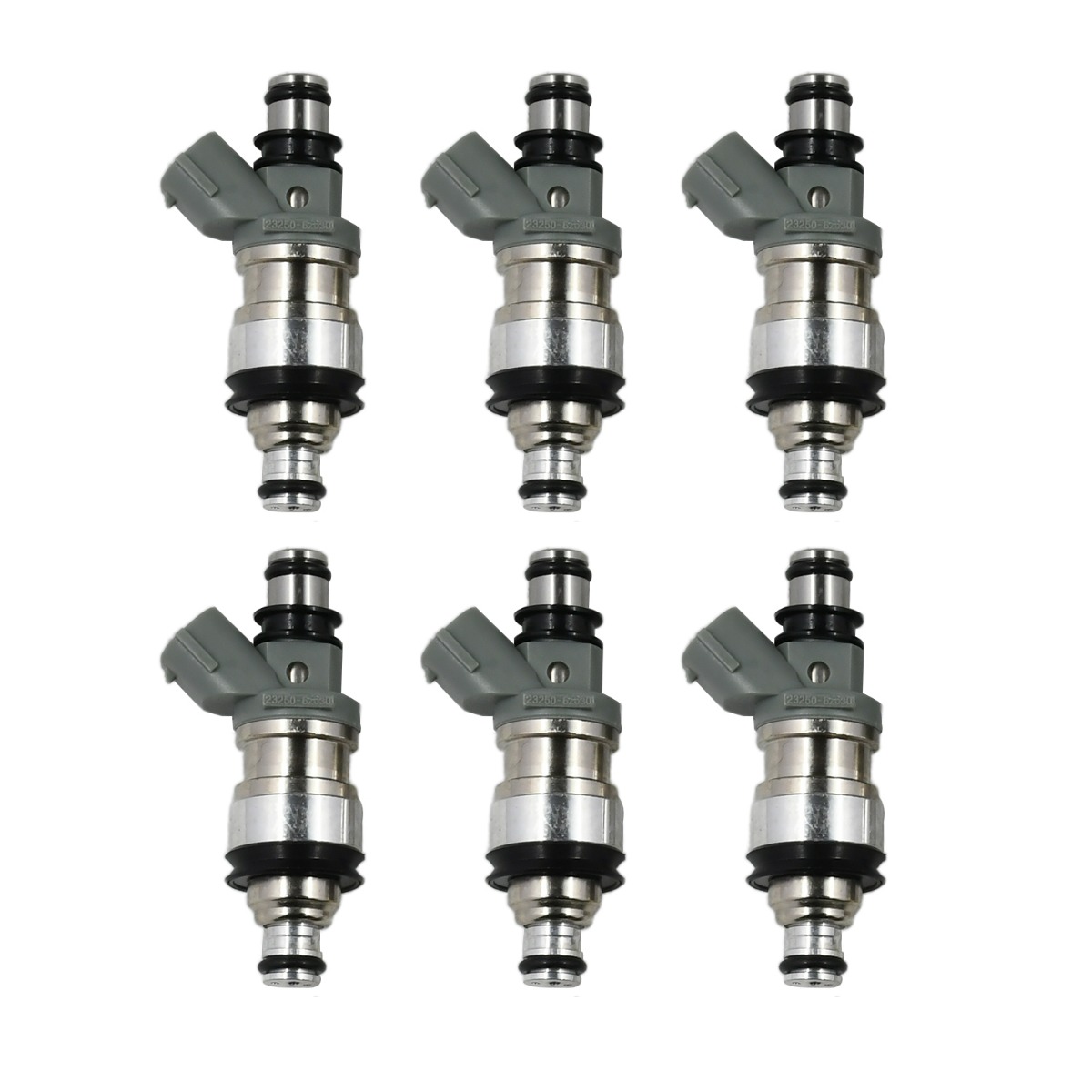 6 Stück Kraftstoffeinspritzdüse 23250-62030 für Toyota 