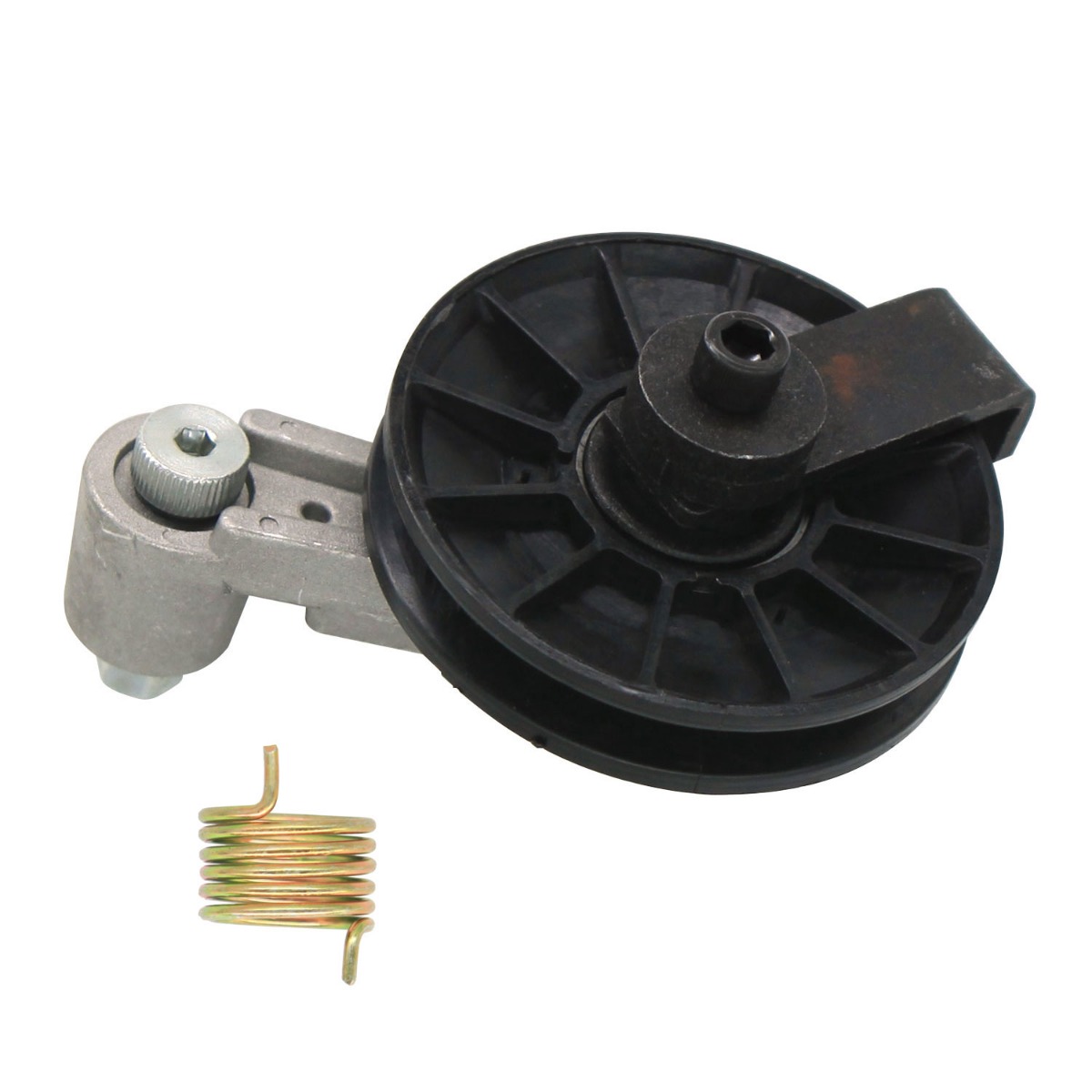 Riemenscheibenspanner-Kit für Kühlgebläse 6662997 Bobcat Kompaktlader 653 751 753 763 773 7753 853 863 864 873 883 963 A220 A300 S100 S130 S150 S160 S175 S185 S205 S220 S250 S300 S330 T110 T140 T180 T190 T200 T250 T300 T320