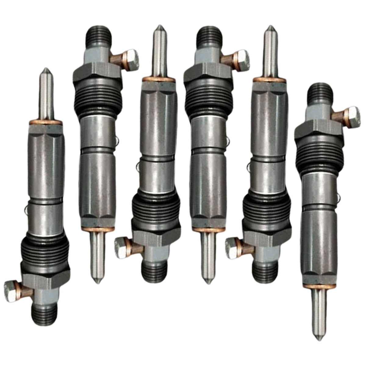 6 Stück Kraftstoffeinspritzdüse 2852056 0 432 133 780 0432133780 2852 056 New Holland 5610S 6610S 7610S L185 TL100A TL90A TS100A TN85DA TN95DA Bosch