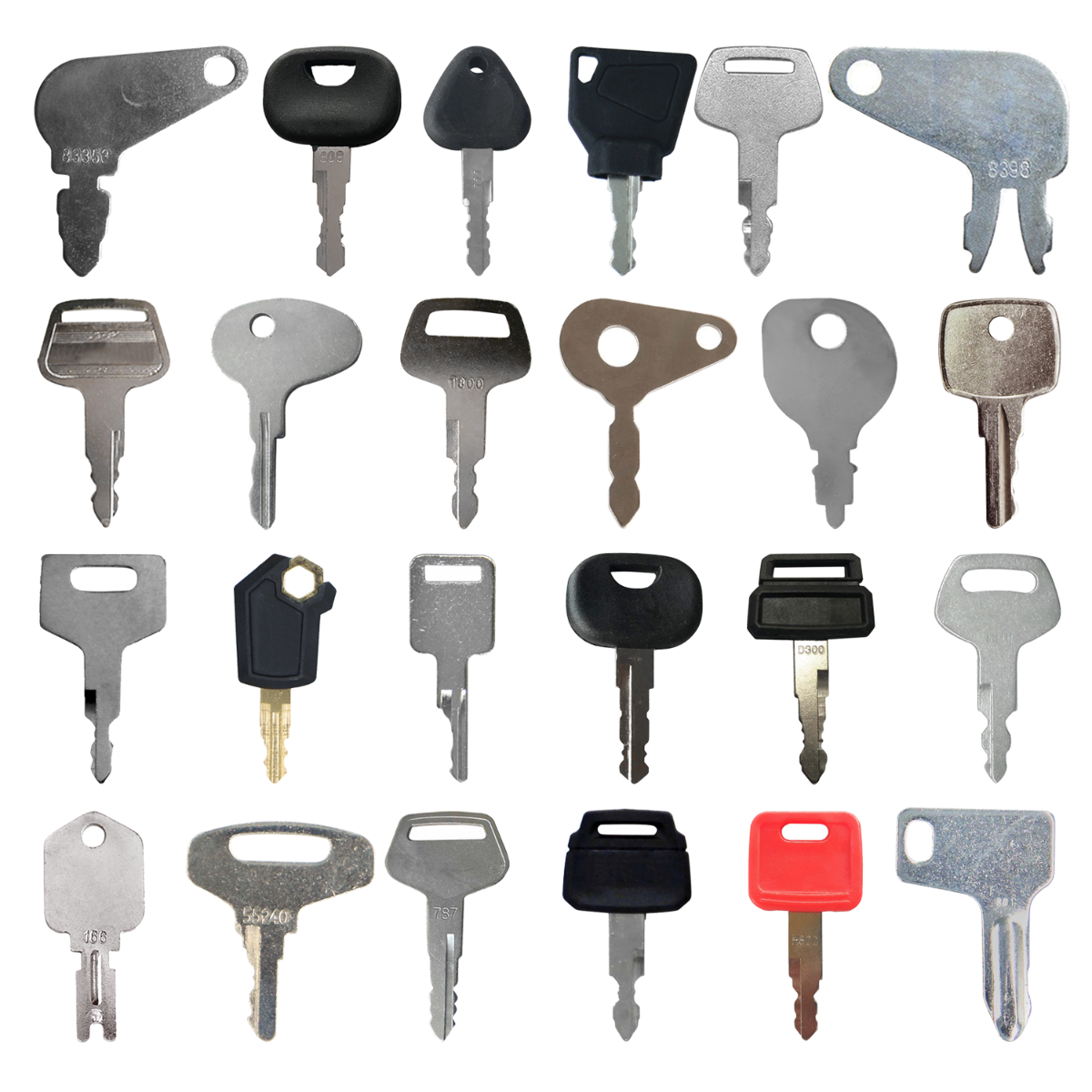 24 Stück Baumaschinen-Zündschlüssel AR5148 für John Deere