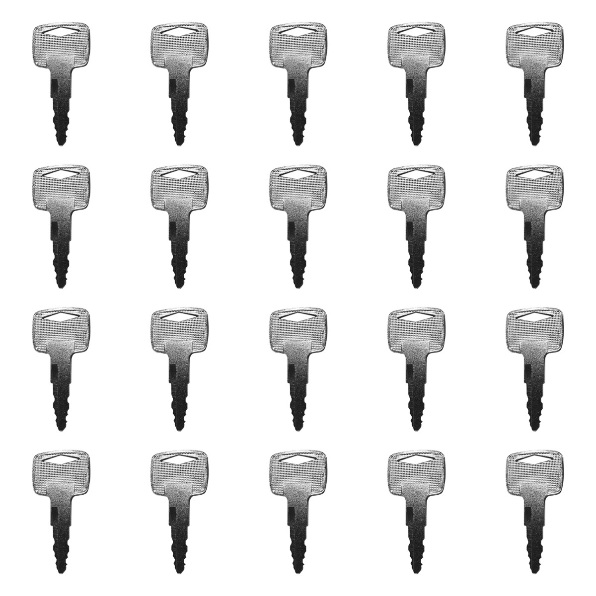 20 Stück Zündschlüssel 91A07-01910 für Mitsubishi