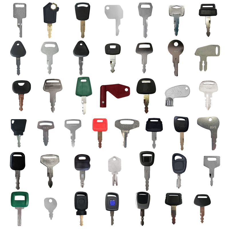 43-teilige Baumaschinen-Zündschlüssel RC461-53930 für Komatsu