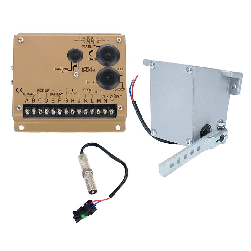 ADC120-24V Aktuator + Regler ESD5500E + magnetischer Pickup-Sensor MPU 3034572 für Generator