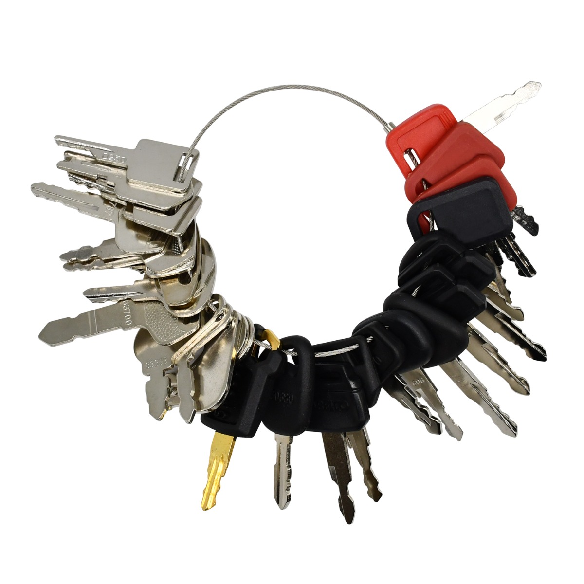 Schlüsselrohlinge Set 104466 30PCS für Bobcat