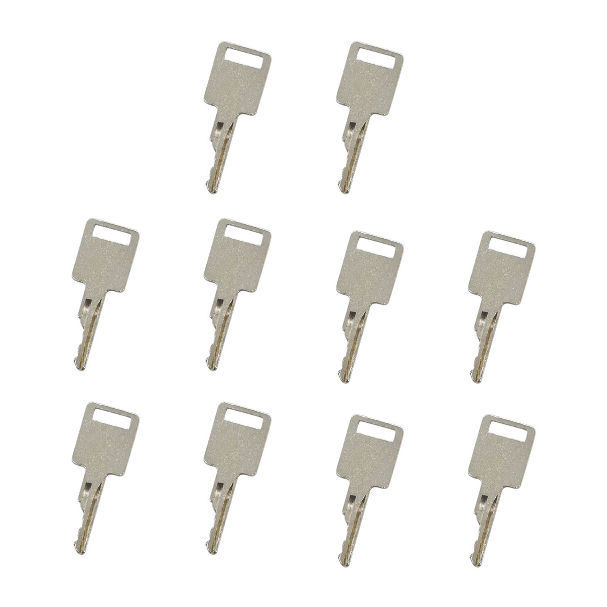 Zündschlüssel 6693241 10 Stück für Koffer für Bobcat