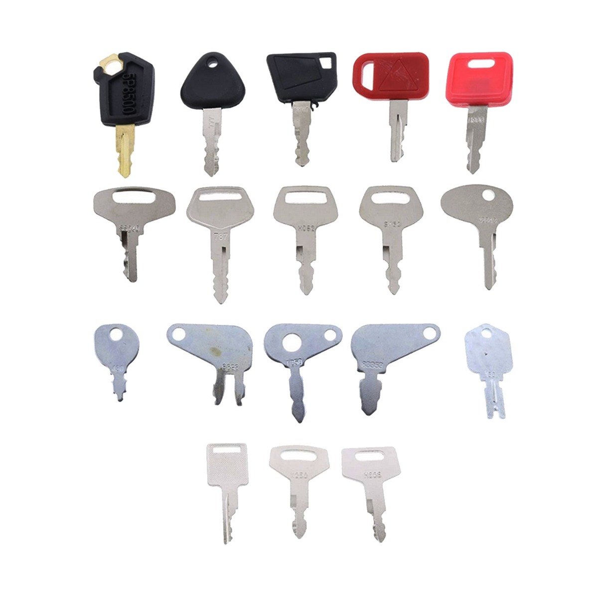 18 Baumaschinen-Zündschlüsselsatz T209428 für Bobcat