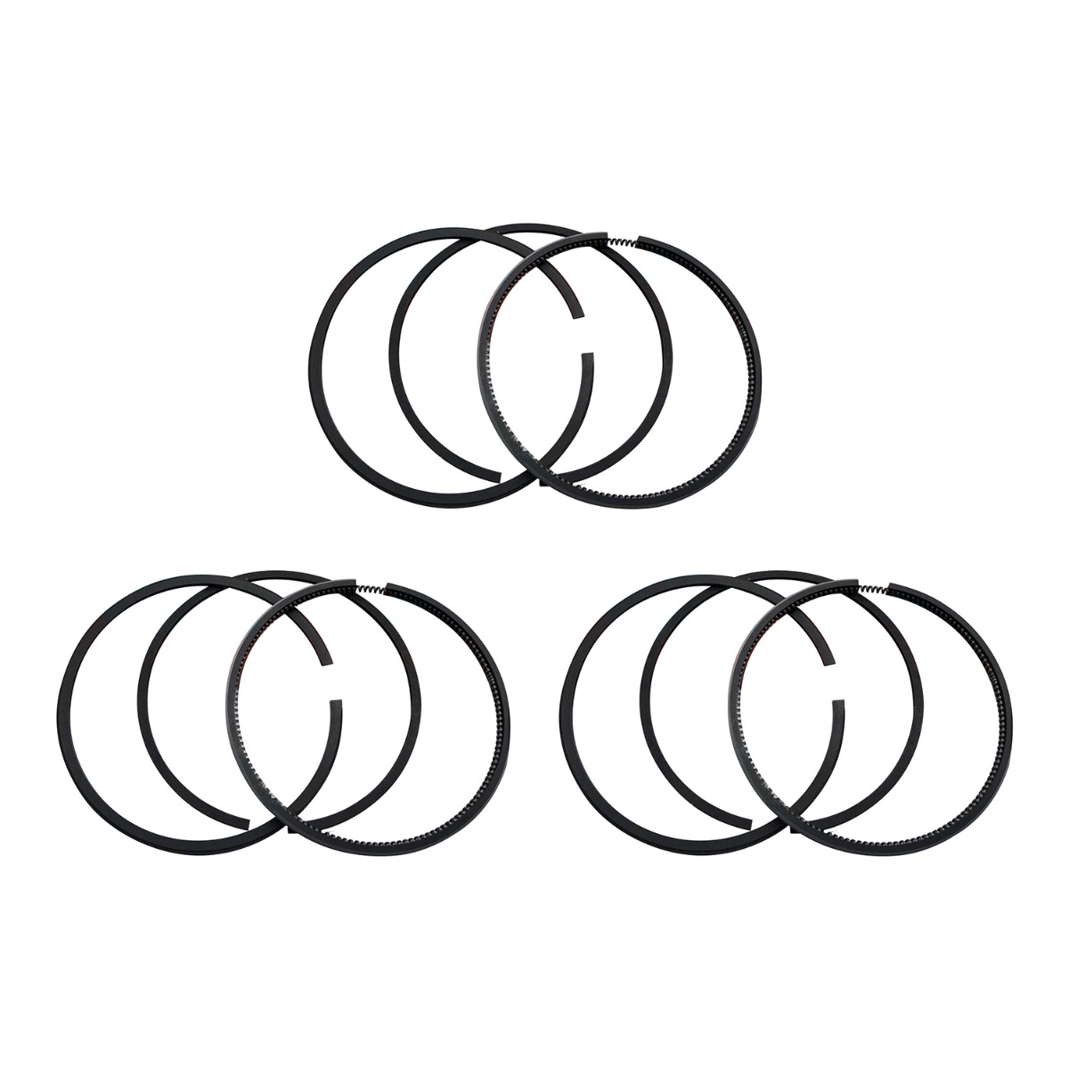 3-teiliger Kolbenringsatz 1G460-21050 für Kubota