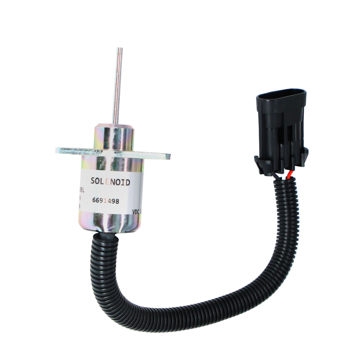 12-V-Kraftstoffabschaltmagnet 6691498 für Yanmar für John Deere für Hyundai für Komatsu für Volvo für Hitachi für Kubota