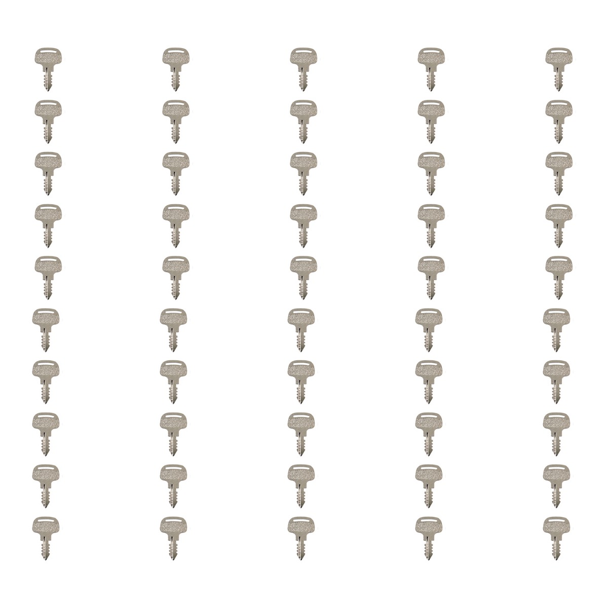 Zündstart-Starterschlüssel 50 Stück 18510-63720 für Kubota