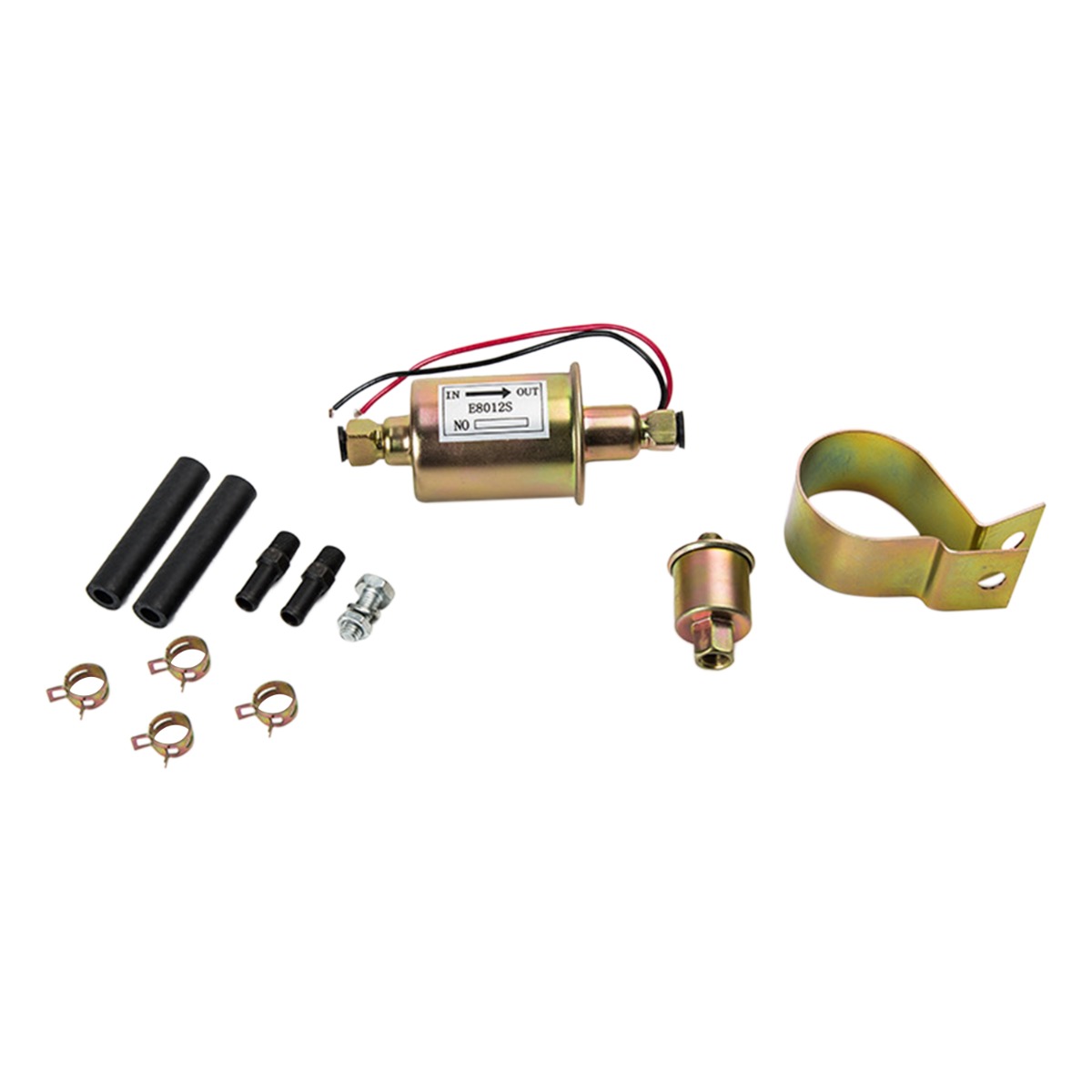 E8012S Universal-Kraftstoffpumpe elektrisch 12 V 5-9 PSI 30 GPH 5/16 Zoll Benzin und Diesel Förderpumpe