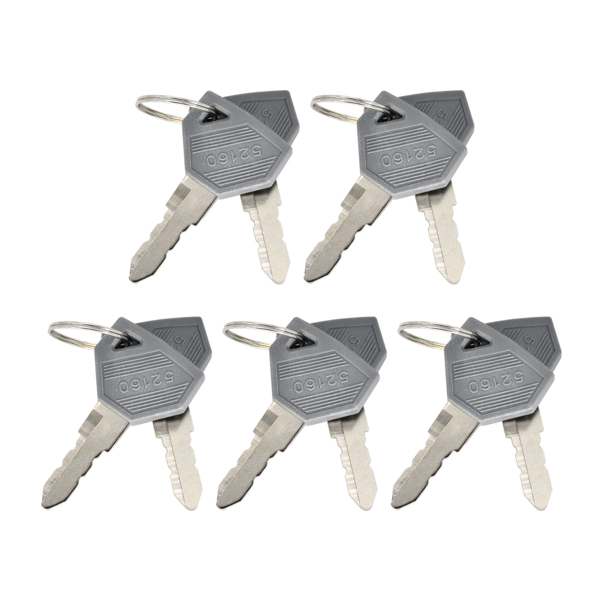 10 Stück Zündschlüssel 198360–52160 für Yanmar für John Deere für Kukje für Branson