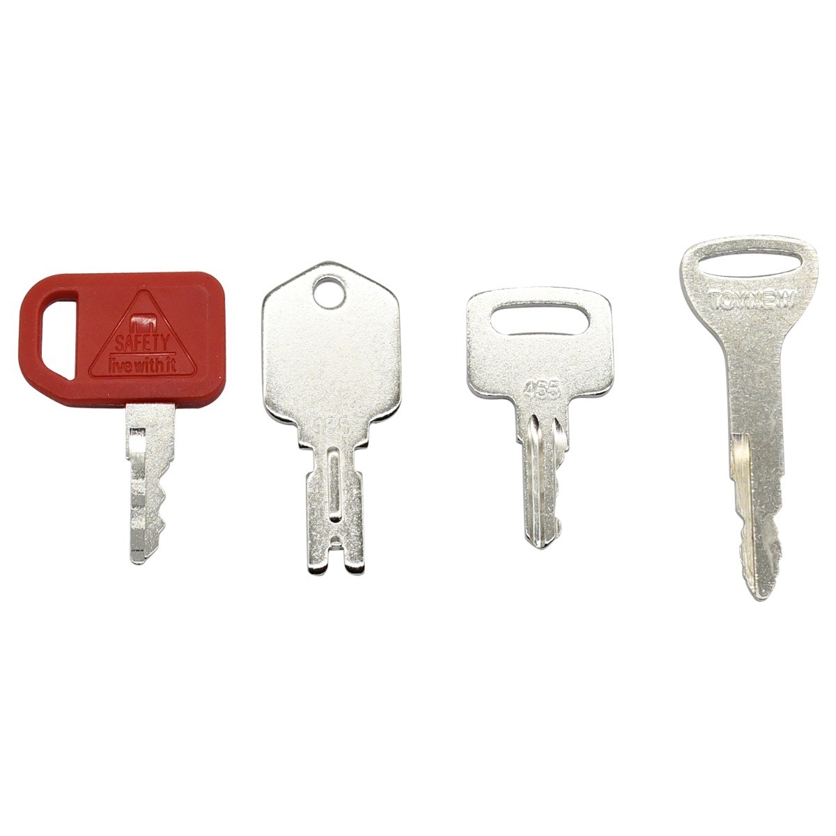 4-teiliges schweres Ausrüstungs-Zündschlüssel-Set T209428 für John Deere
