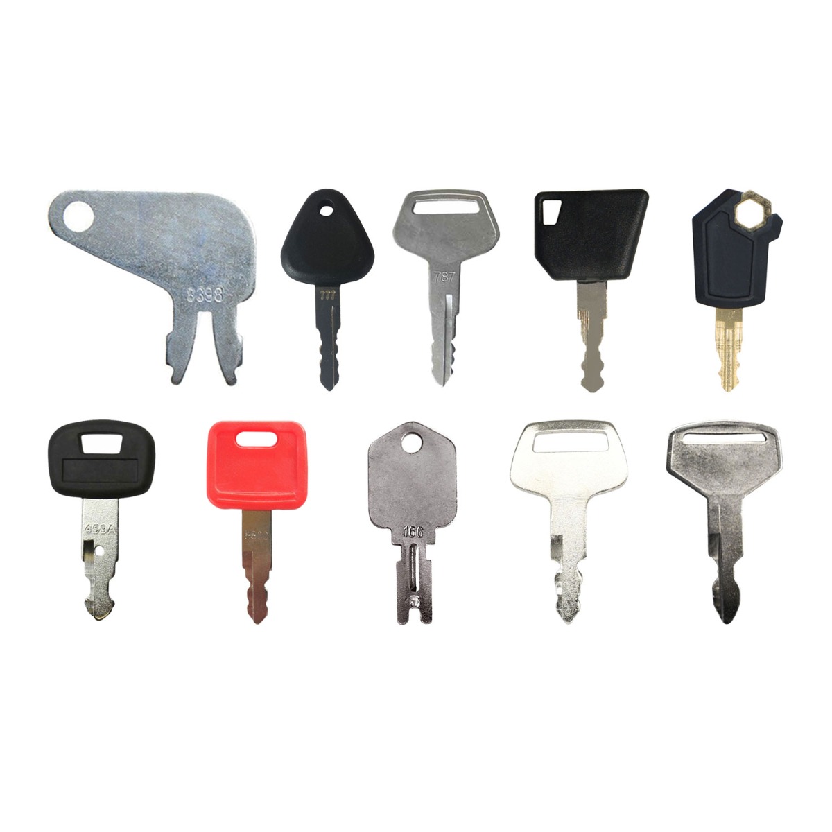 10 Stück Baggerschlüssel schwere Baumaschinen 5P8500 für Caterpillar für Komatsu für John Deere für Kubota