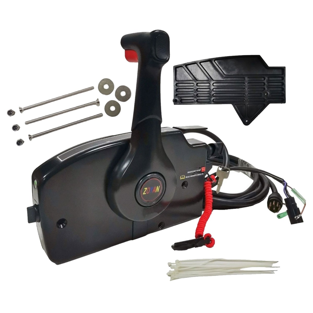 Seitlich montierte Gasfernbedienung für Außenborder 881170A3 für Mercury