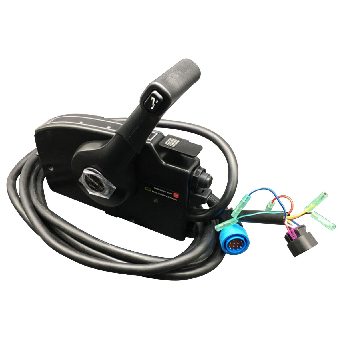 Neue Elektrostart-Außenborder-Fernbedienungsbox Seitenmontage mit 14-poligem 15-Fuß-Kabelbaum 881170A13 für Mercury main product photo