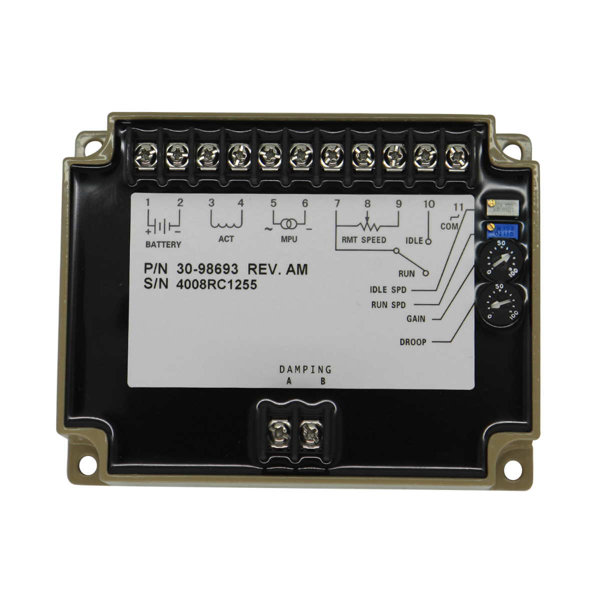 Geschwindigkeitsregler Stellgliedregler 3098693 für Cummins