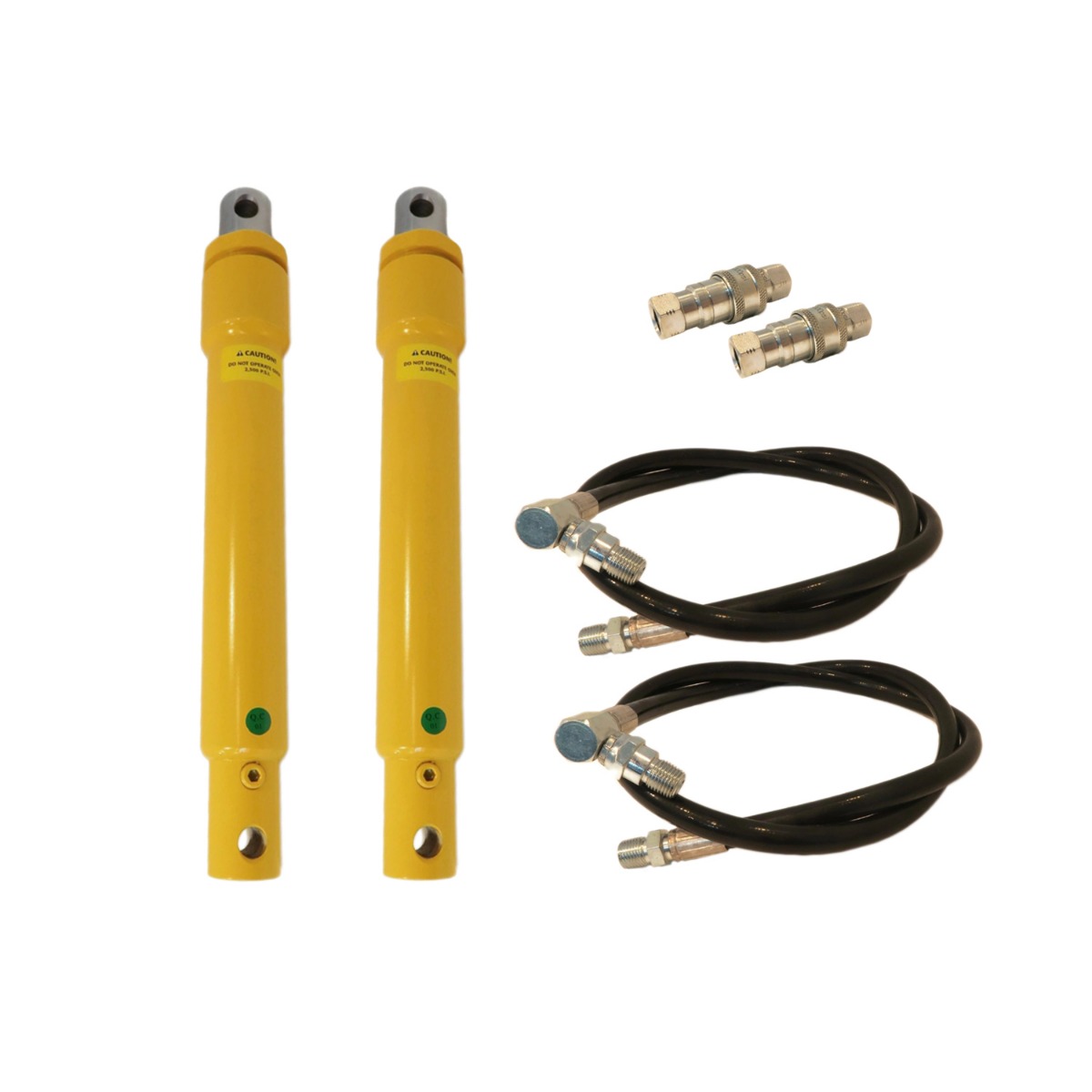 Schneepflug-Power-Angelzylinder mit Druckschläuchkupplungen 1304005 für Meyer