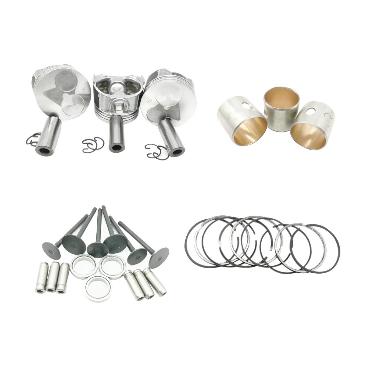 Überholung Rebuild Kit und 3-teilige Verbindungsstange und Kurbelwelle für Kubota