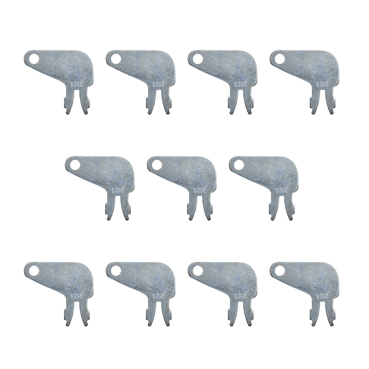 11 Stück Zündschlüssel Haupttrennschlüssel 099-0613 für Caterpillar