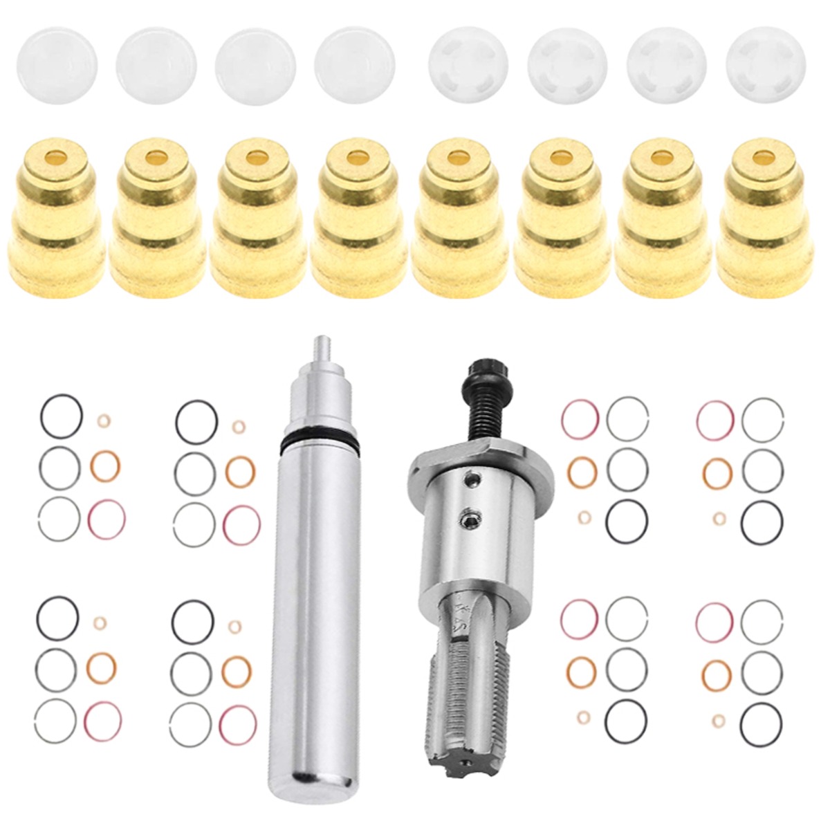 Werkzeugsatz zum Entfernen der Einspritzdüsenhülsenschale 1814376C1 für Ford