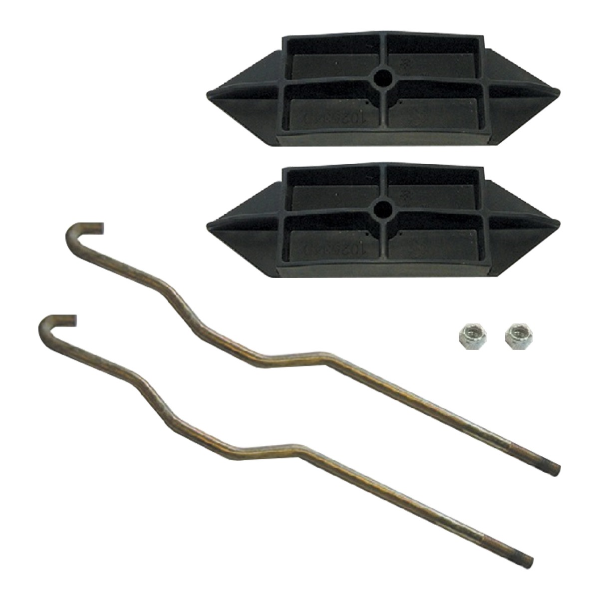 2Set Batteriehalterungs-Kit Neu 12V 102534001 für Club Car