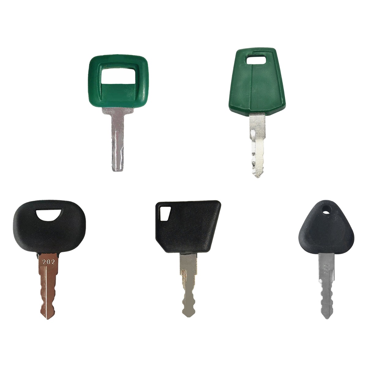 5 Stück Zündschlüssel für schwere Maschinen 70145501 für Volvo