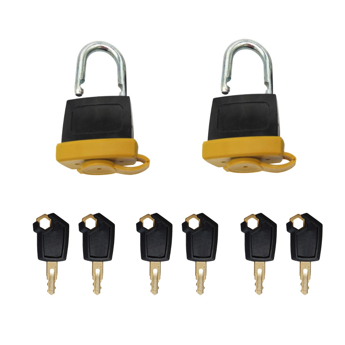 Vorhängeschloss 2Set mit 6 Schlüssel 246-2641 Für Caterpillar
