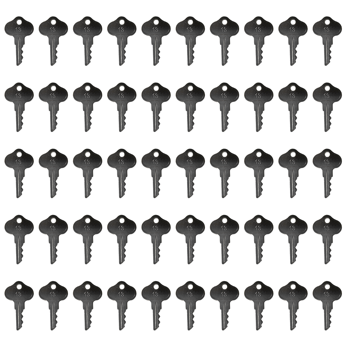 50Pcs 13 Zündschlüssel für Bobcat