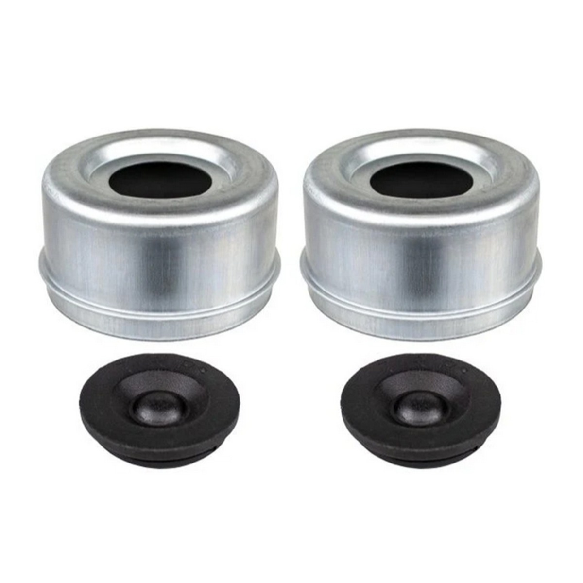 2,72 Zoll Anhängerachsen Radnabe und Lager Staubkappe mit Gummistopfen