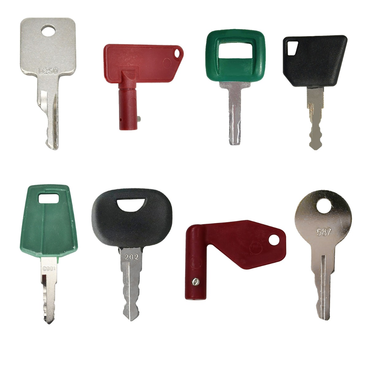 8Stück Zündschlüsselsatz für Volvo