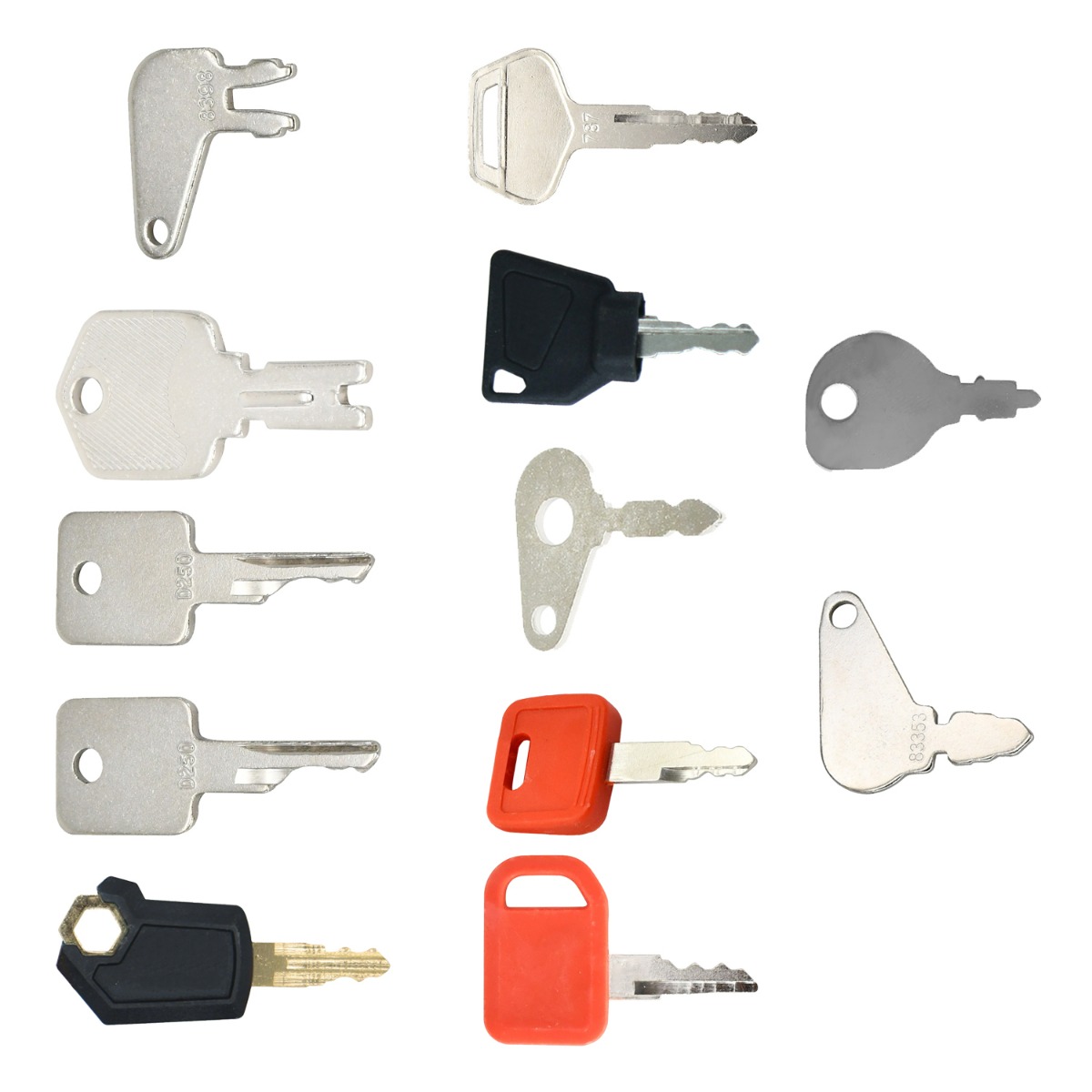 12 Stück Zündschlüssel für Caterpillar