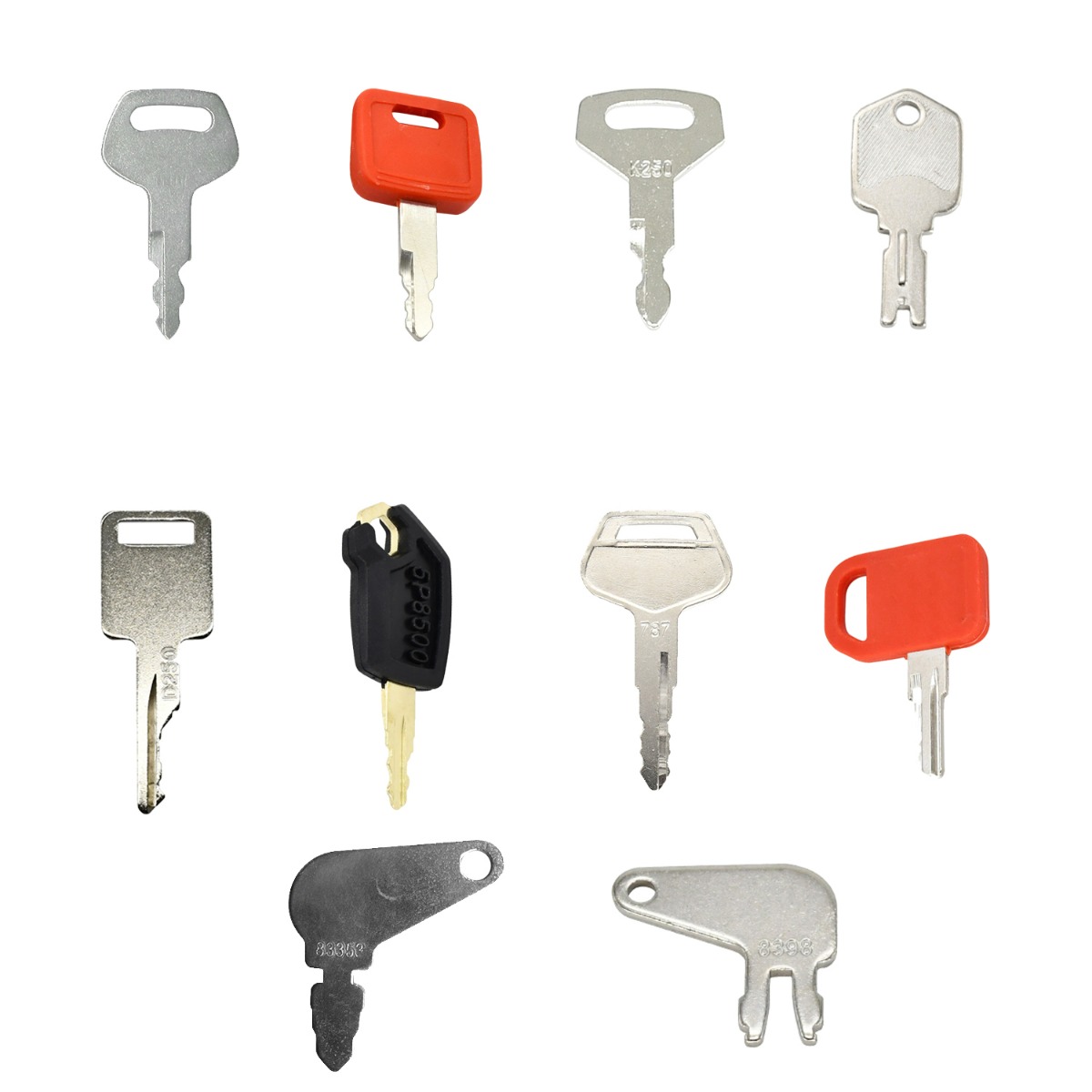 10 Stück Zündschlüssel für Caterpillar