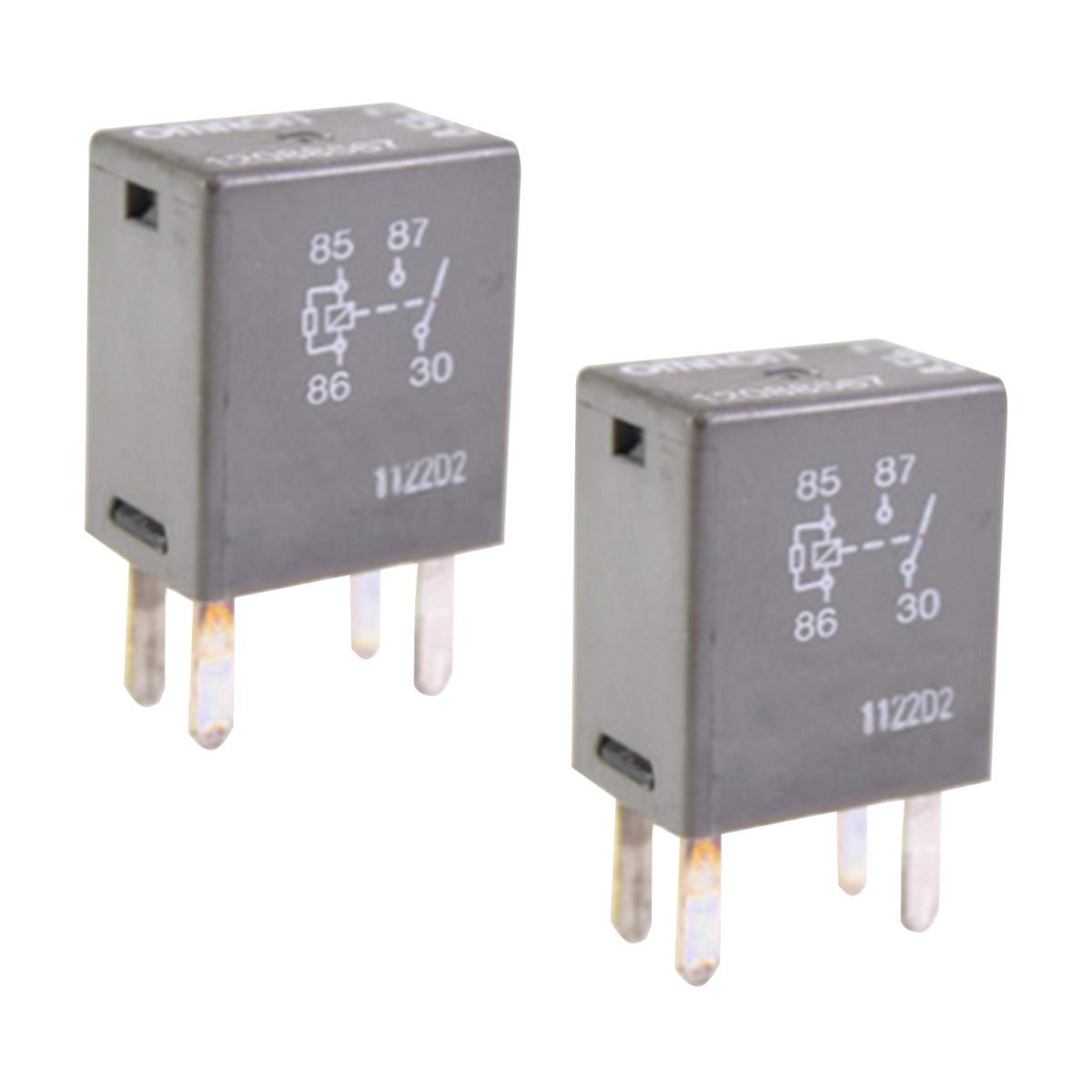 12V 2Pcs Relais 4 Klemmen 35A 12088567