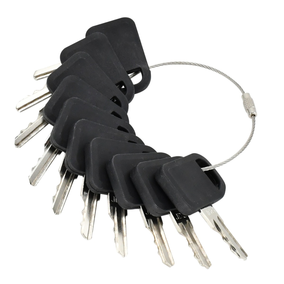 10 Stück Zündschlüssel TCA24616 für John Deere