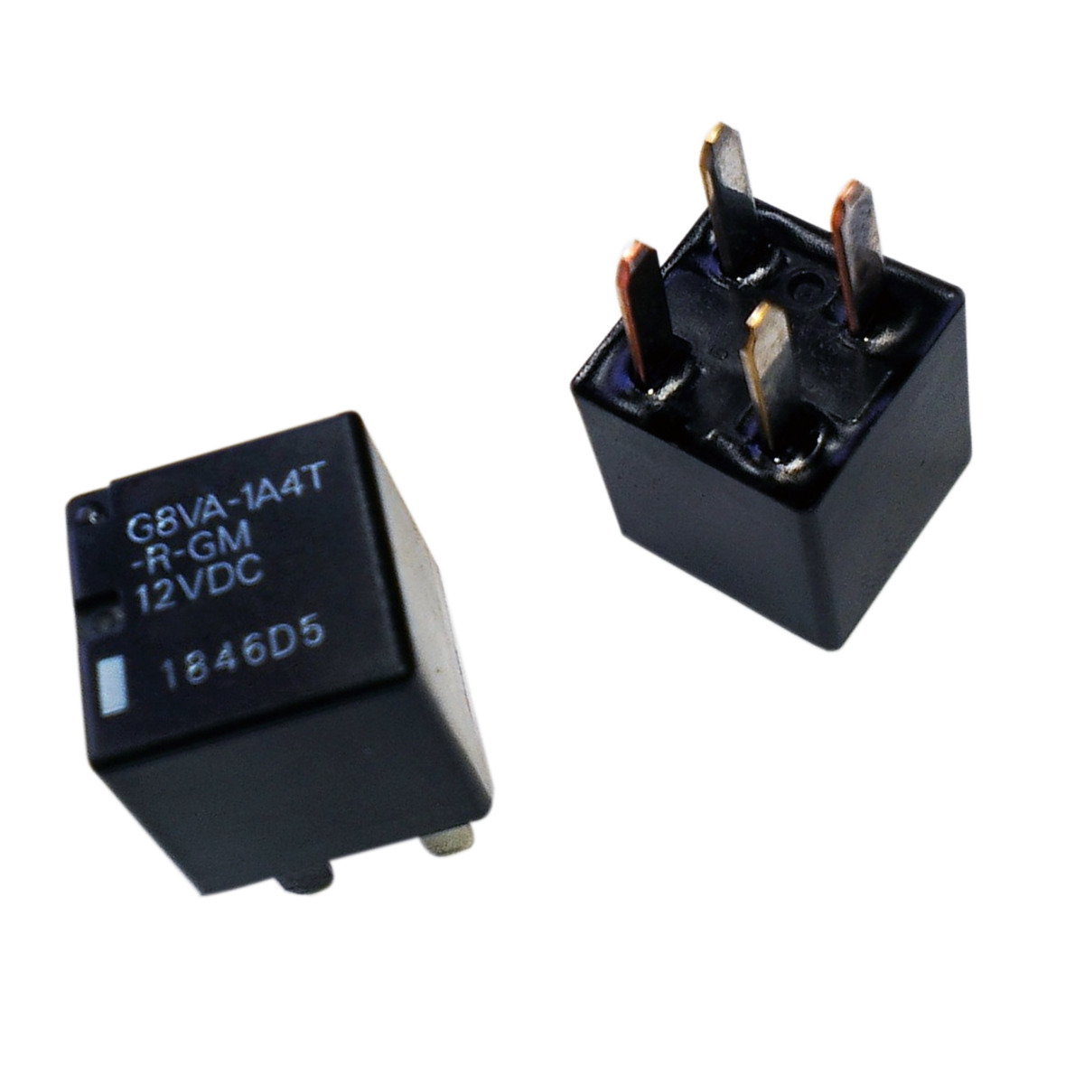 2 Stück Kfz-Leistungsrelais 12 V DC 4 Pin G8VA1A4TR01 für Omron