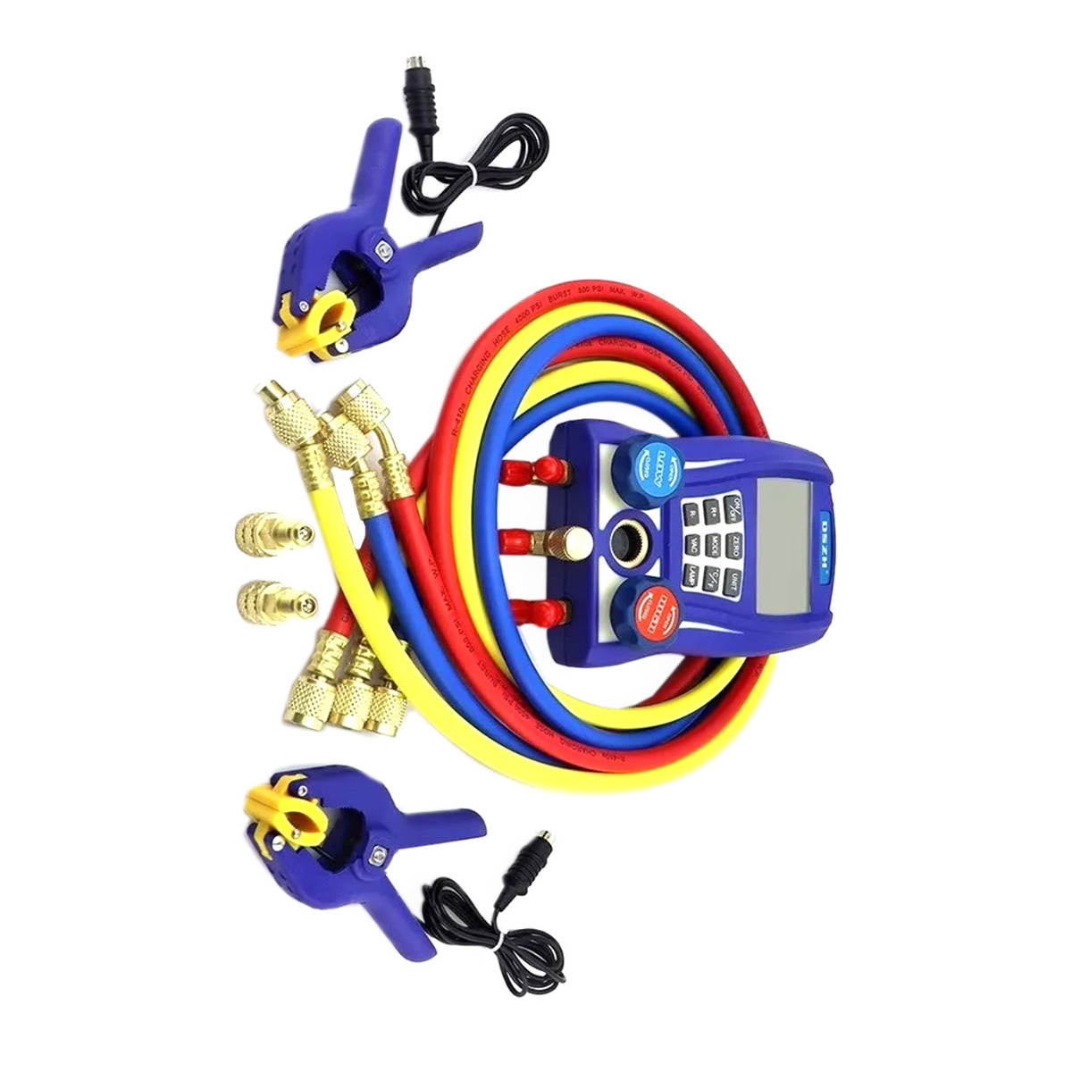 Digitale Prüfverteiler Kältedruck-Vakuum-Messgerät WK-6889