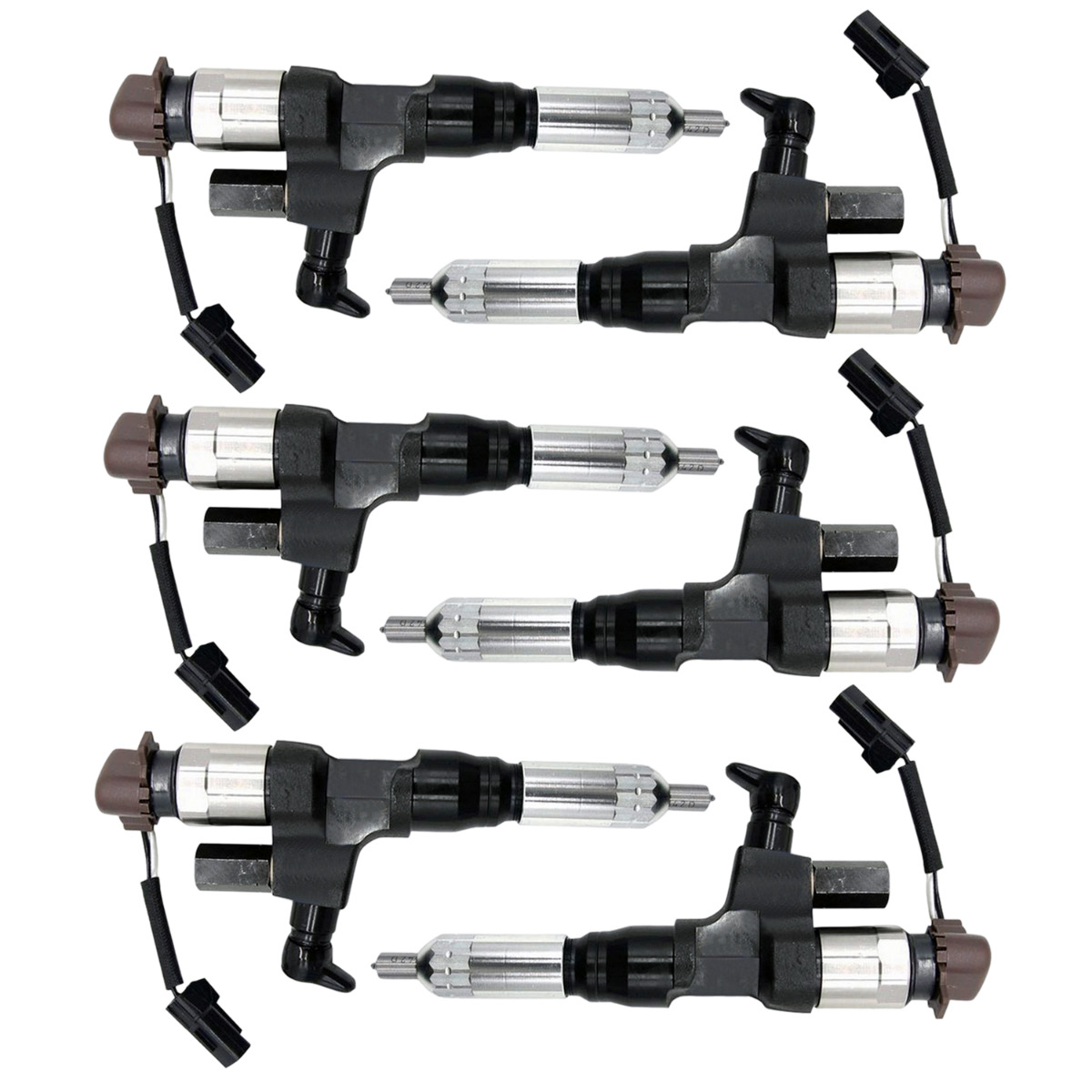 6x Einspritzventil 095000-8092 23670-E0392 für Hino