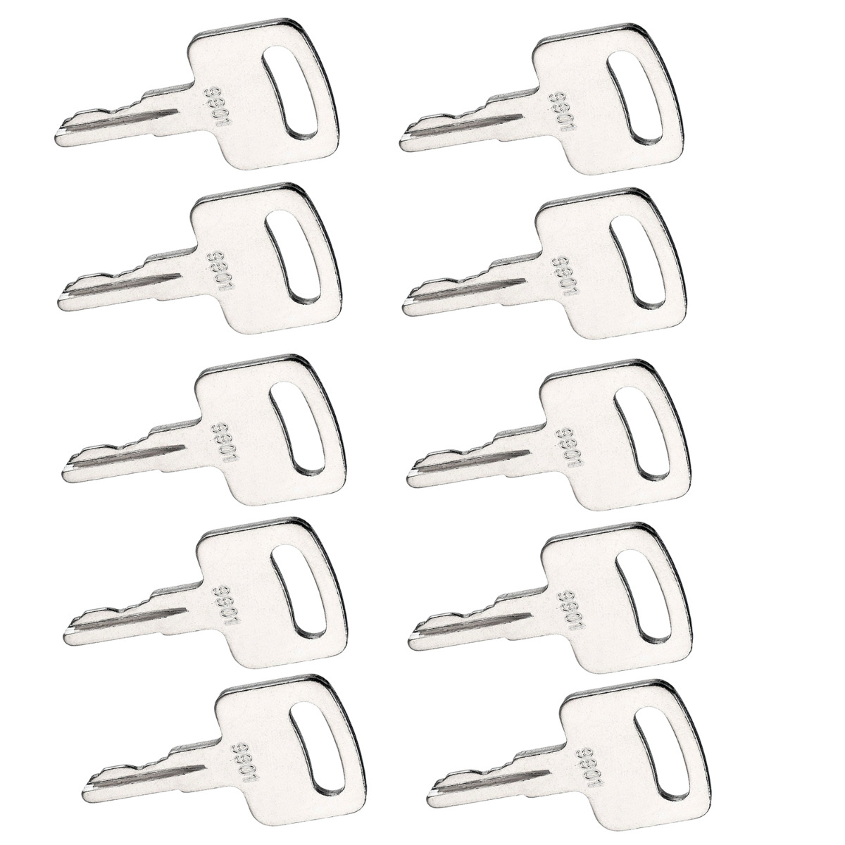 10 Stück Zündschlüssel 9901 2860030 für JLG