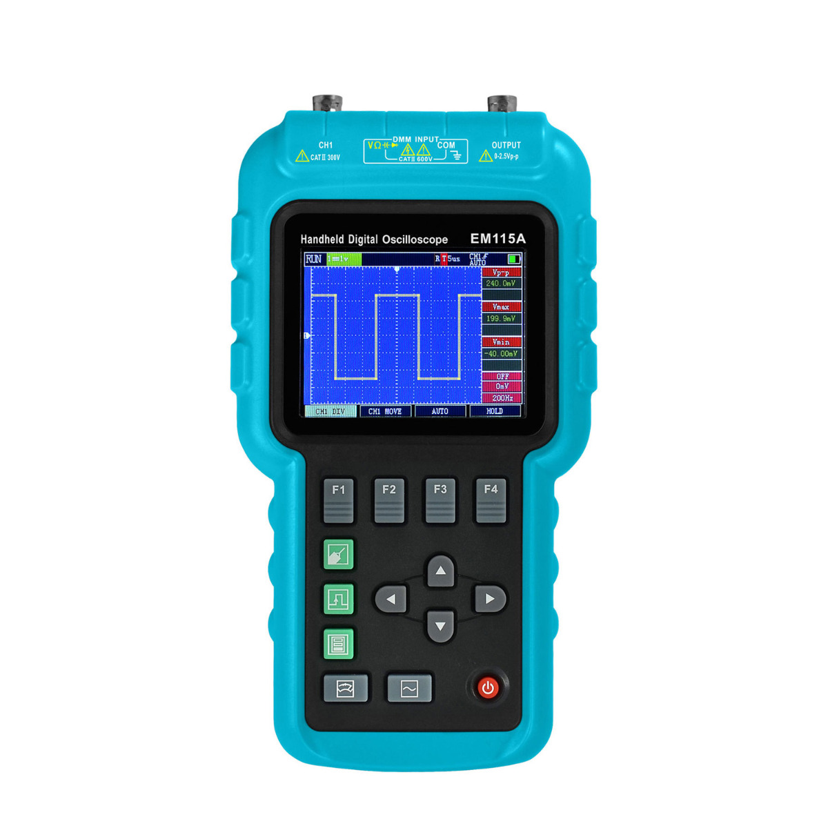 3 In1 Digital Oszilloskop Handheld mit USB Multifunktions Digital Scope Multimeter Messgerät 50Mhz EM115A für All-sun