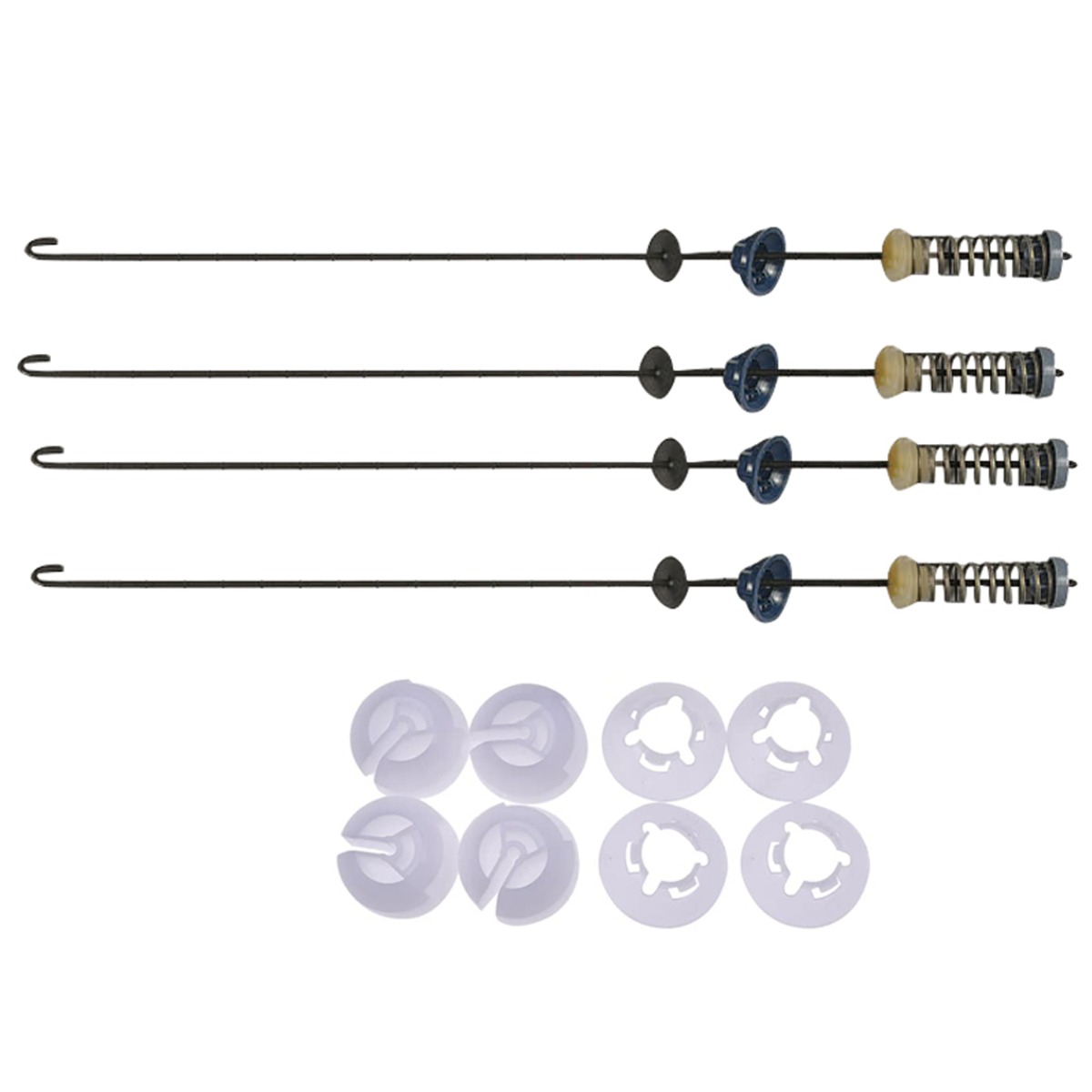 4 Stück Aufhängestangensatz W10247710 für Whirlpool