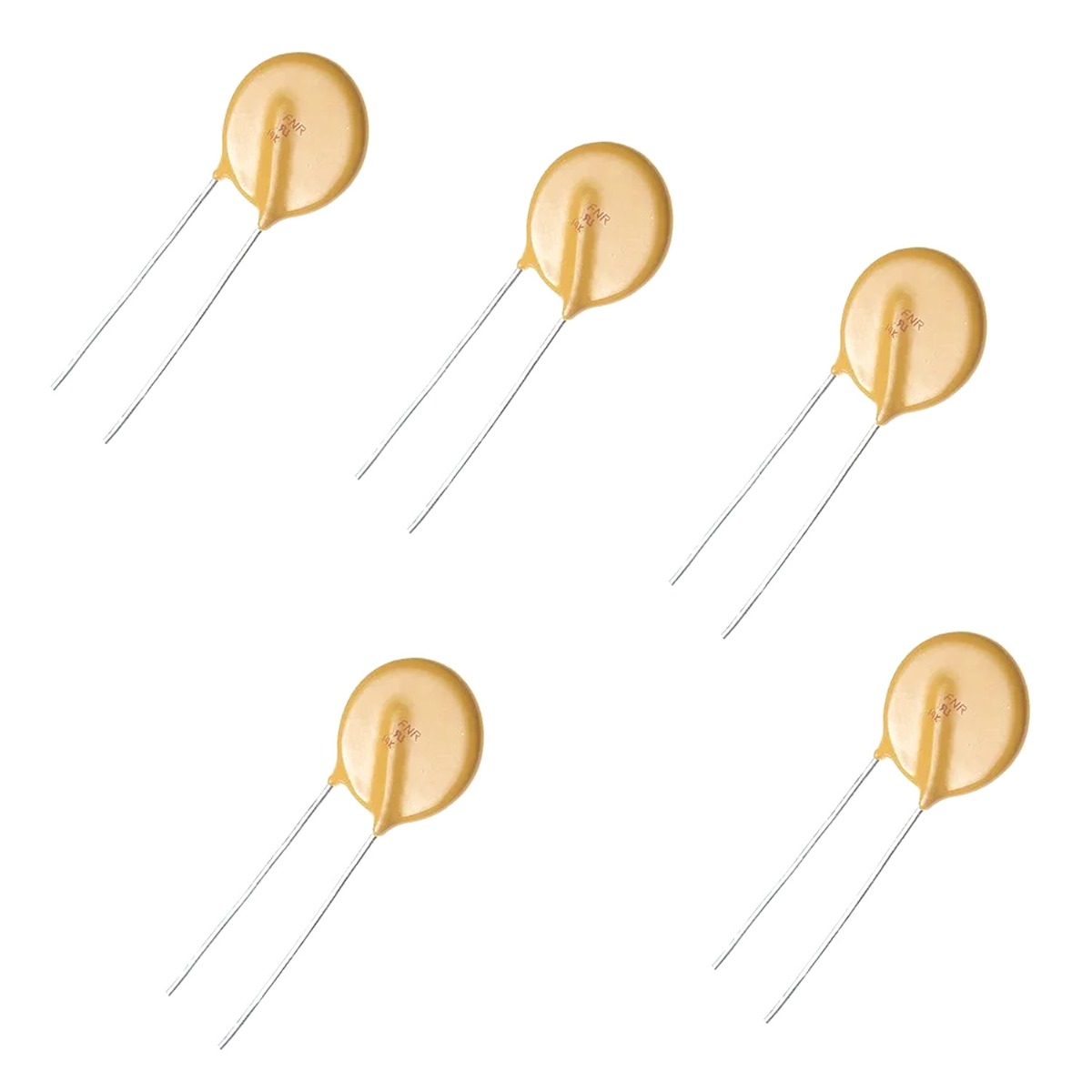 5 Stück Metalloxid Varistor 14N391K THT 250VAC 320VDC 390V ±10%