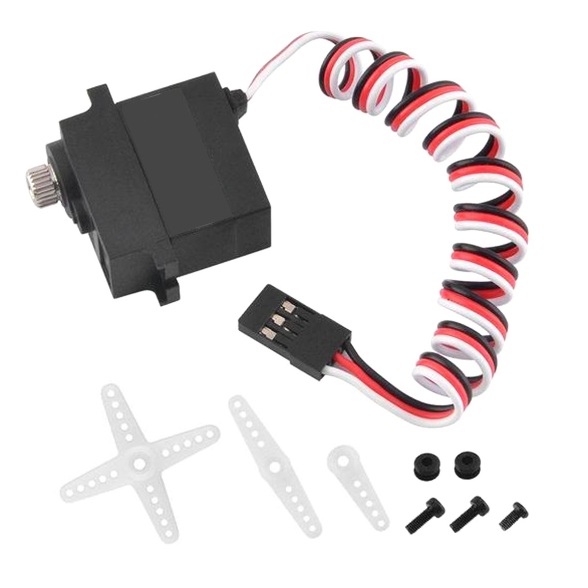 JX Coreless Waterproof Metallgetriebe Digital Mini Servo 3.6Kg PDI-1151MG für RC Modellfahrzeug