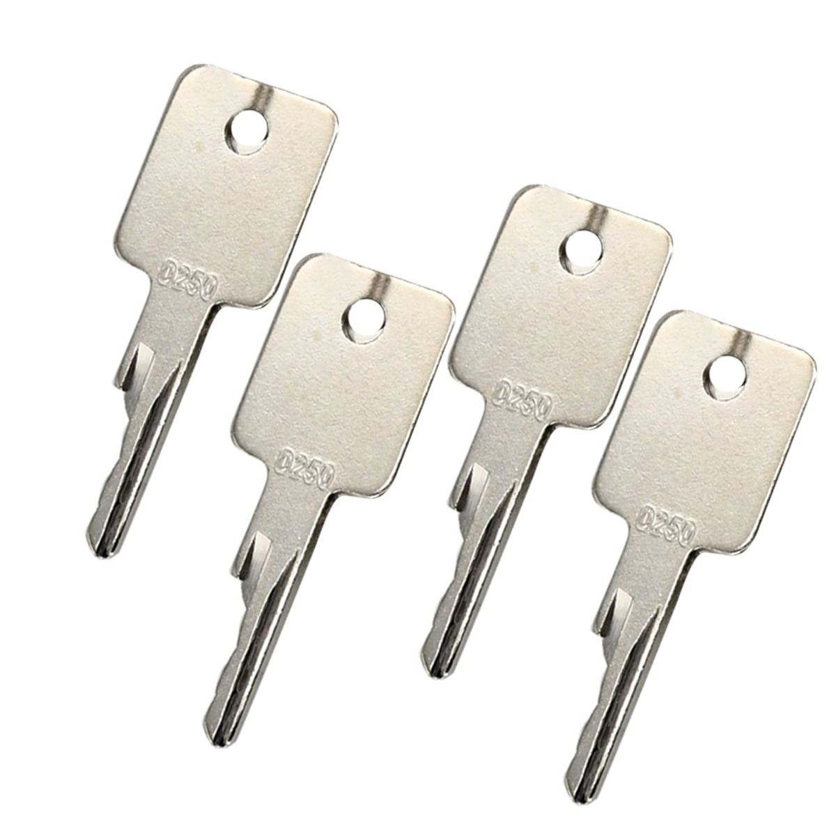 4 Stück Zündschlüssel 6693241 für Bobcat