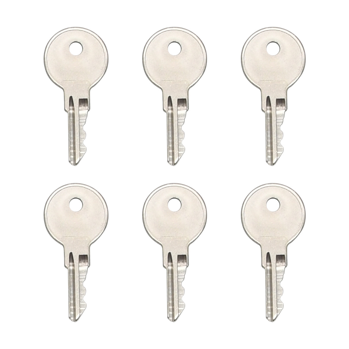 6-teilige Universal-Wohnmobilschlüssel CH751 751CH für Schlösser von Anhänger, Wohnmobil, Wohnmobil, Abteil, Transporter, Werkzeugkasten, Pickup-Schale, Bootstür, Luke, Vitrine, Aufbewahrungsschrank, T-Griff