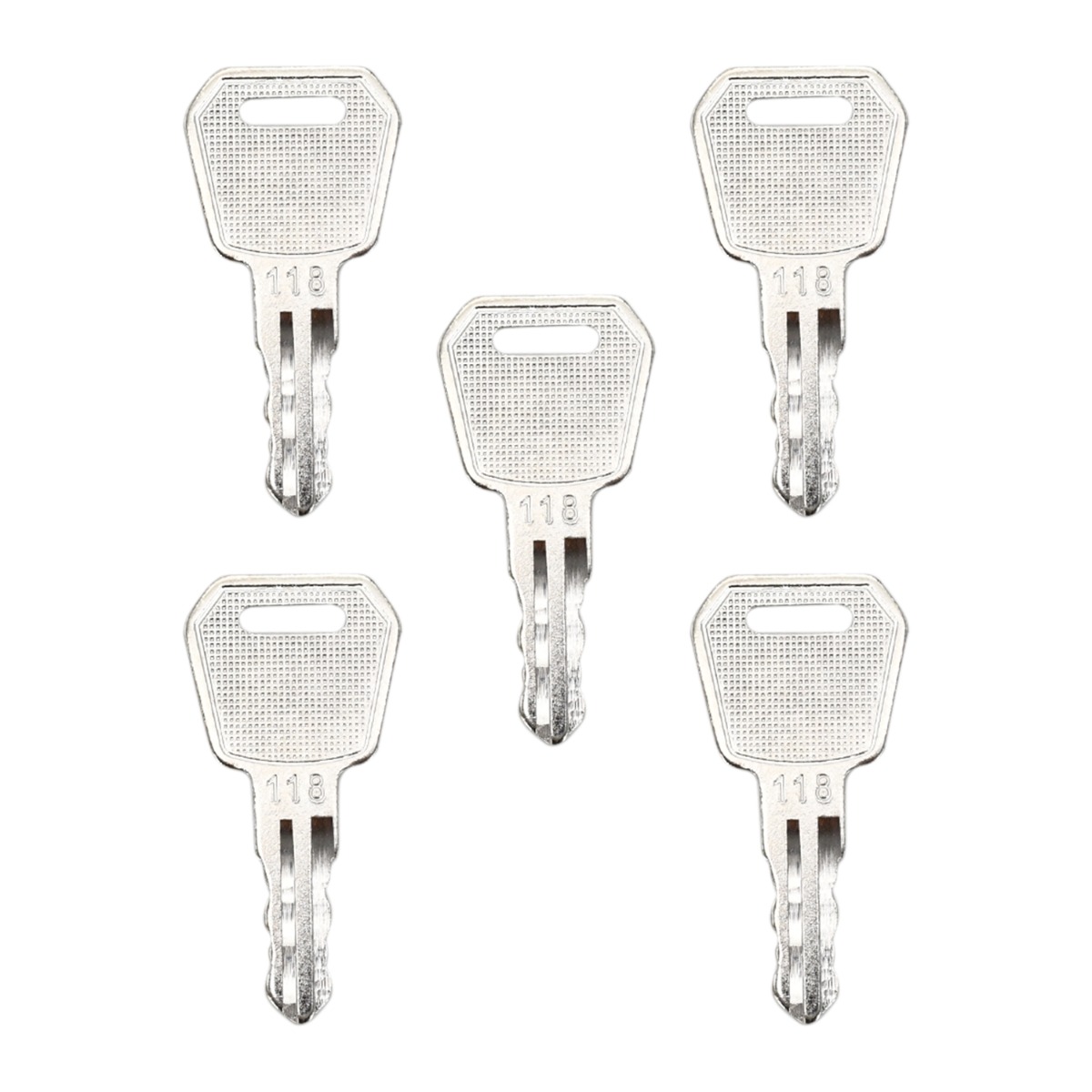 5 Stück Schlüssel 1115-500016-00 markiert mit 118 für Big Joe