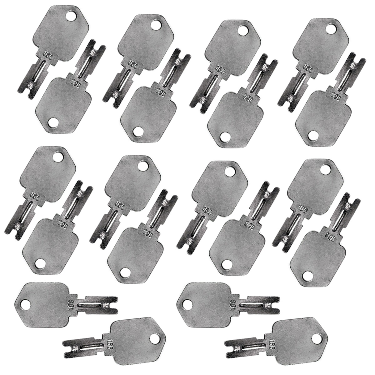 20PCS Zündschlüssel 166 für CAT