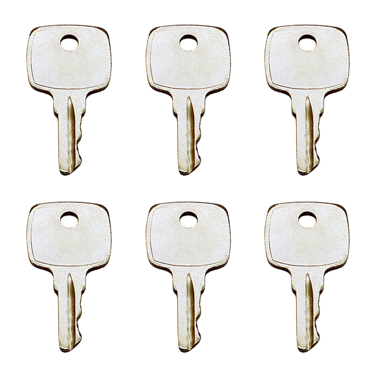 6 Stück Zündschlüssel AR51481 für John Deere