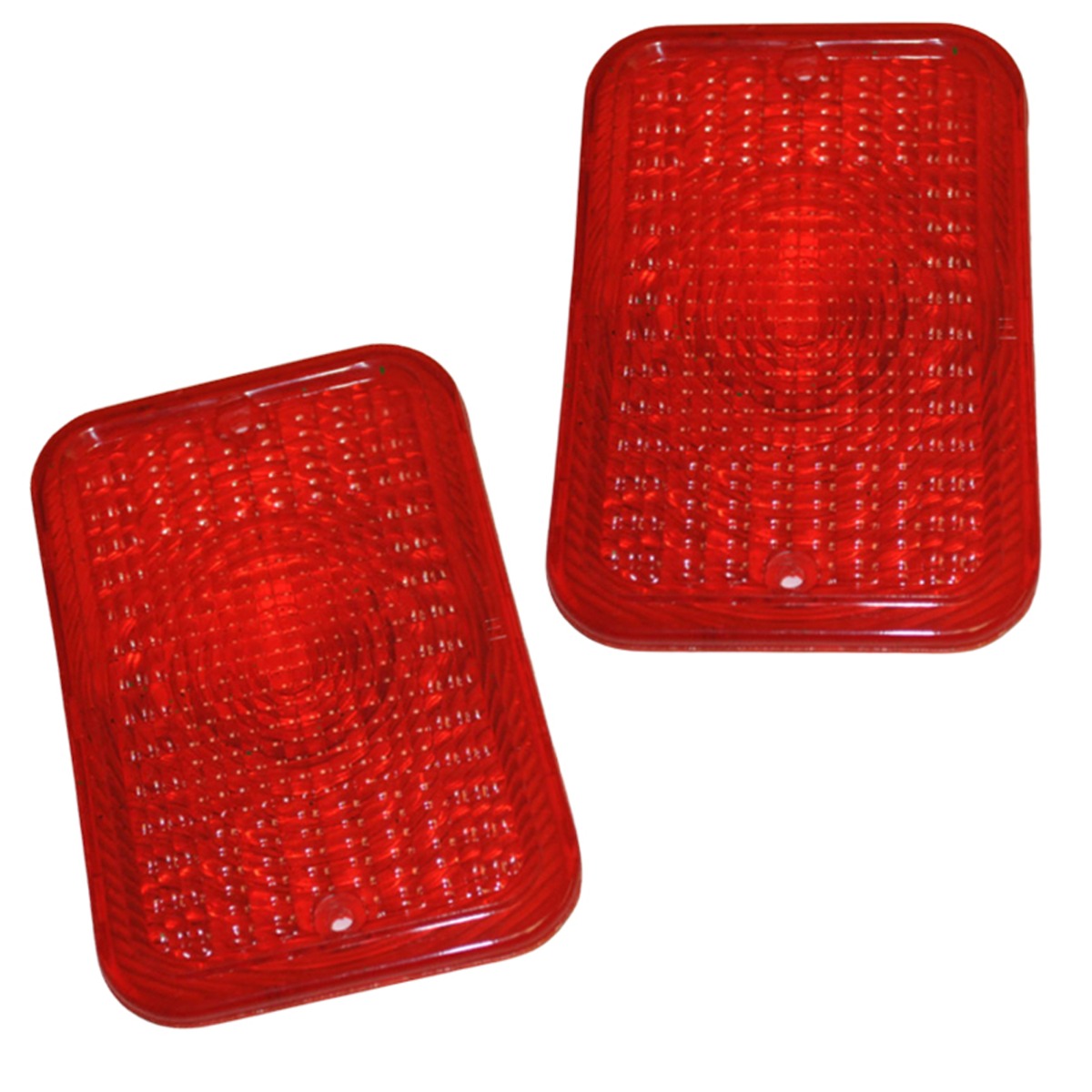 2 Stück rotes Rücklichtglas LVU18747 für John Deere