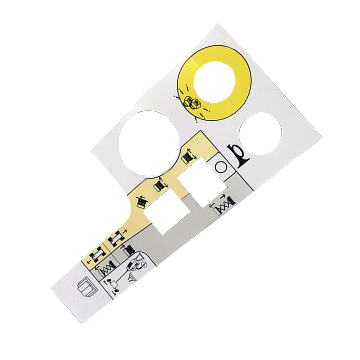 Steuerkastenaufkleber 156885 für Skyjack