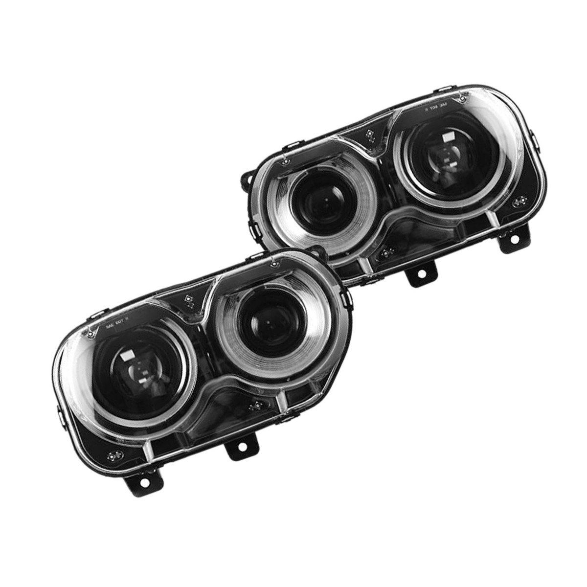 Halogen-Scheinwerferlampen-Baugruppe, Paar links und rechts, 68174065AD 68174064AD für Dodge Challenger 2015–2019 main product photo